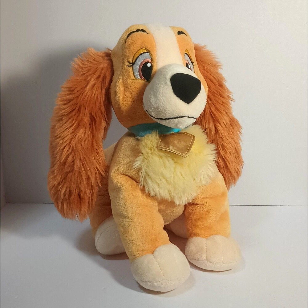 Disney Store Plush Lady from Lady & The Tramp 10-12" Stuffed Animal Toy